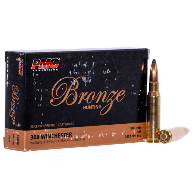 PMC 308 Win 150 gr Pointed Soft Point Ammunition - 308SP PMC 308 Win 150 gr Pointed Soft Point Ammunition - 308SP