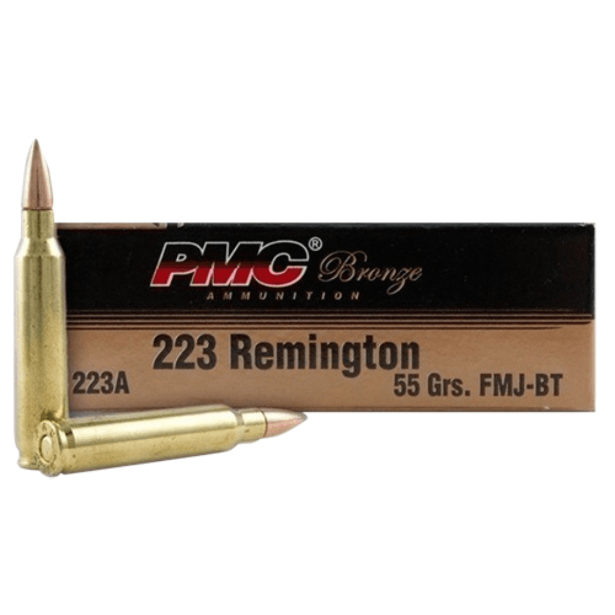 PMC Bronze Battle Pack 223 Rem 55 gr Full Metal Jacket Boat Tail Ammunition - 223ABP PMC Bronze Battle Pack 223 Rem 55 gr Full Metal Jacket Boat Tail Ammunition - 223ABP