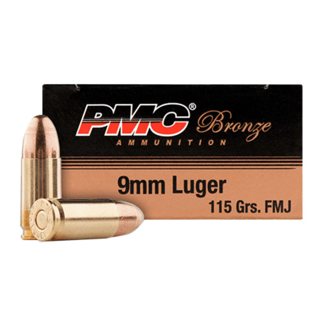 PMC Bronze Battle Pack 9mm Luger 115 gr Full Metal Jacket Ammunition - 9ABP PMC Bronze Battle Pack 9mm Luger 115 gr Full Metal Jacket Ammunition - 9ABP