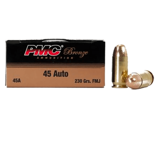 PMC Bronze Battle Pack 45 ACP 230 gr Full Metal Jacket Ammunition - 45ABP PMC Bronze Battle Pack 45 ACP 230 gr Full Metal Jacket Ammunition - 45ABP