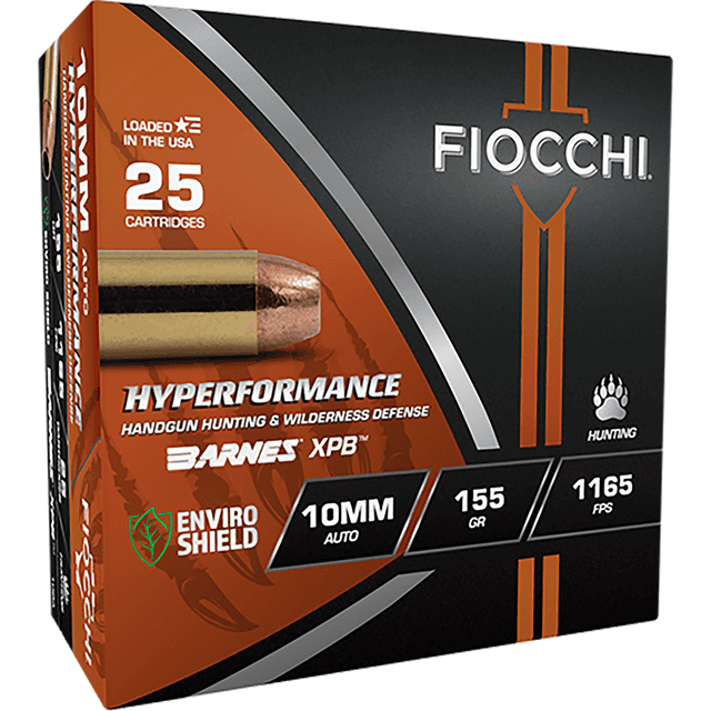 Fiocchi 10BA Hyperformance 10mm 155 gr XPB 25 Per Box Fiocchi 10BA Hyperformance 10mm 155 gr XPB 25 Per Box