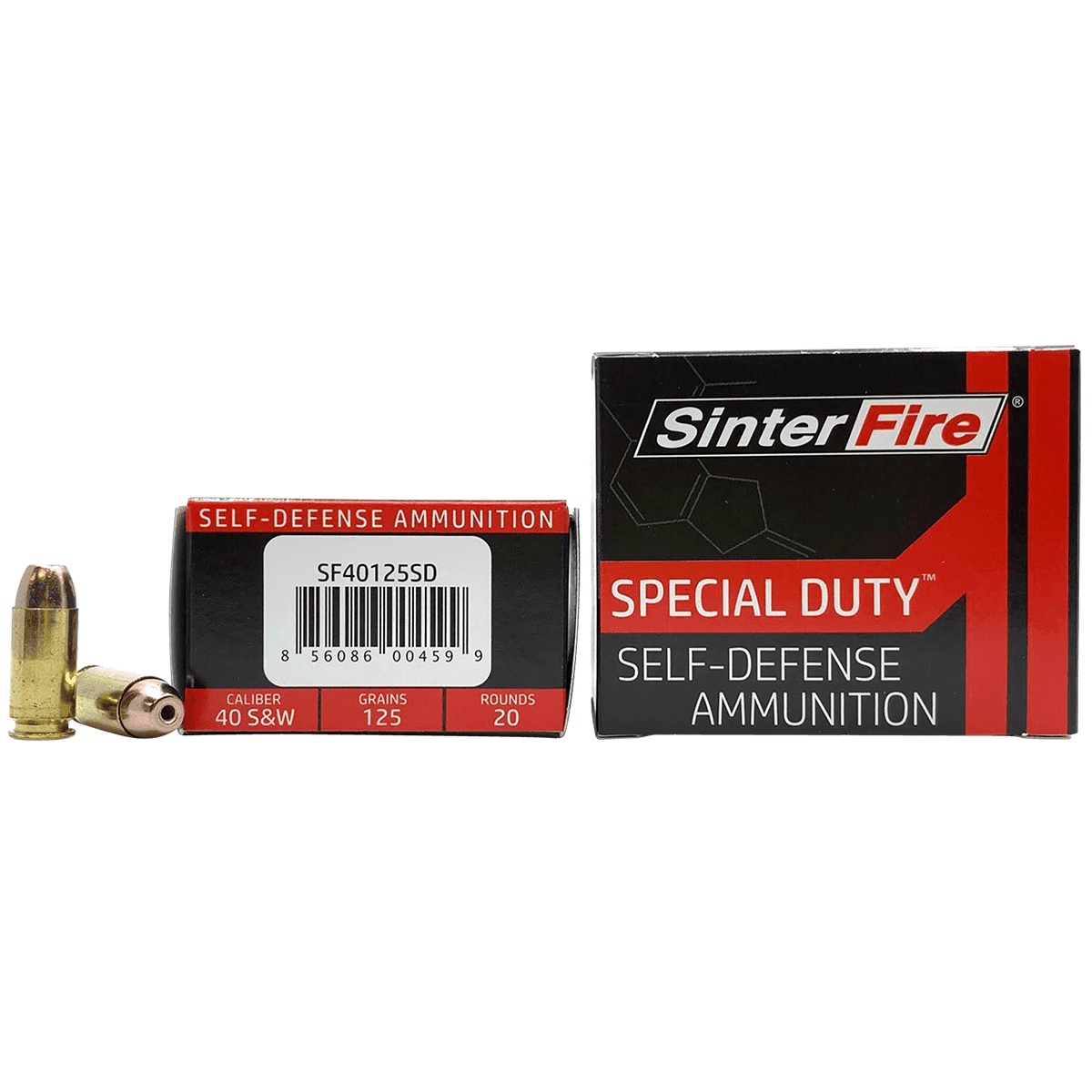 SinterFire Inc SF40125SD Special Duty (SD) 40 S&W 125 gr Lead Free Frangible Hollow Point 20 Per Box SinterFire Inc SF40125SD Special Duty (SD) 40 S&W 125 gr Lead Free Frangible Hollow Point 20 Per Box