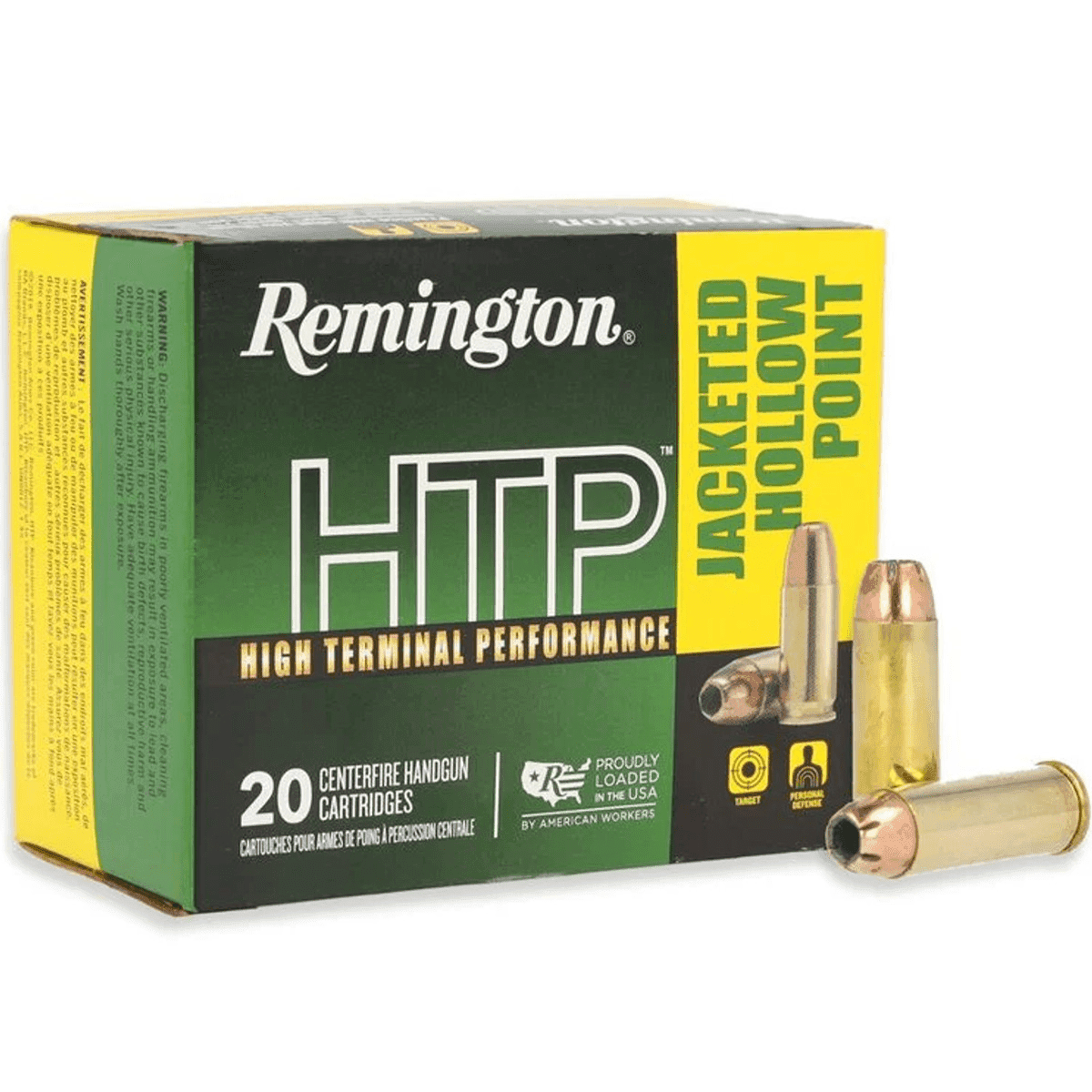 Remington Ammunition 23012 HTP 45 Colt 230 gr Jacket Hollow Point 20 Per Box Remington Ammunition 23012 HTP 45 Colt 230 gr Jacket Hollow Point 20 Per Box