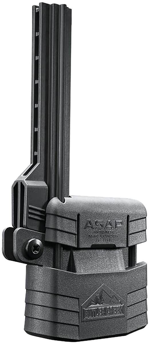 Butler Creek ASAP Universal Mag Loader 5.56x45mm Caliber NATO Black Polymer Magazine Loader - BCAAR15ML Butler Creek ASAP Universal Mag Loader 5.56x45mm Caliber NATO Black Polymer Magazine Loader - BCAAR15ML