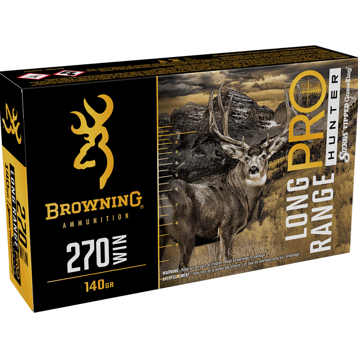 Browning Long Range Pro 270 Win, 140 grain - 20 Per Box - B192502702 Browning Long Range Pro 270 Win, 140 grain - 20 Per Box - B192502702
