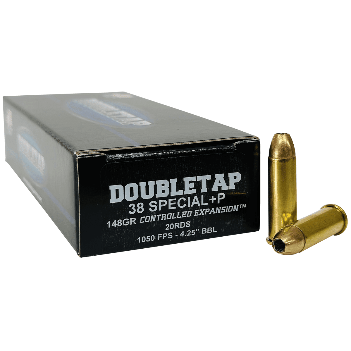 DoubleTap Ammunition 38SP148CE 38 Special 148 gr Controlled Expansion JHP 20 Per Box DoubleTap Ammunition 38SP148CE 38 Special 148 gr Controlled Expansion JHP 20 Per Box