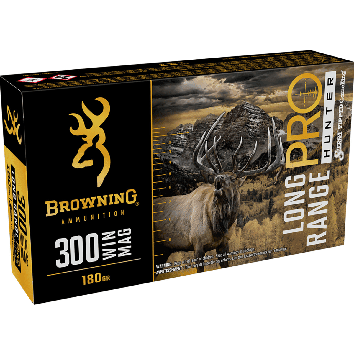 Browning Long Range Pro 300 Win Mag, 180 grain - 20 Per Box - B192503002 Browning Long Range Pro 300 Win Mag, 180 grain - 20 Per Box - B192503002