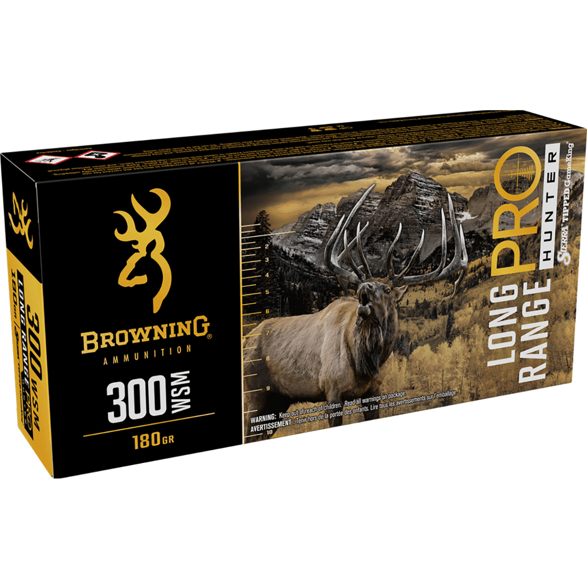 Browning Long Range Pro 300 WSM, 180 grain - 20 Per Box - B192530002 Browning Long Range Pro 300 WSM, 180 grain - 20 Per Box - B192530002