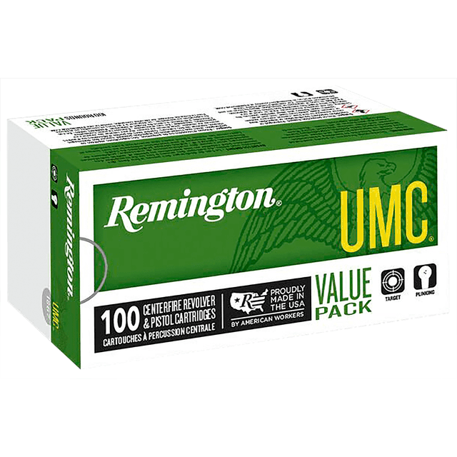 Remington Ammunition 23771 UMC Value Pack 38 Special +P 125 gr Jacket Hollow Point 100 Per Box Remington Ammunition 23771 UMC Value Pack 38 Special +P 125 gr Jacket Hollow Point 100 Per Box