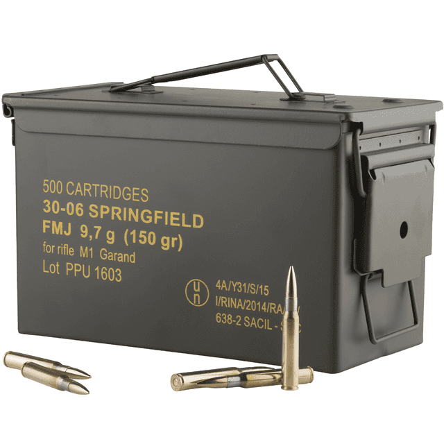 PPU Standard Rifle 30-06 Springfield 150 gr Full Metal Jacket - PP3006GMC PPU Standard Rifle 30-06 Springfield 150 gr Full Metal Jacket - PP3006GMC