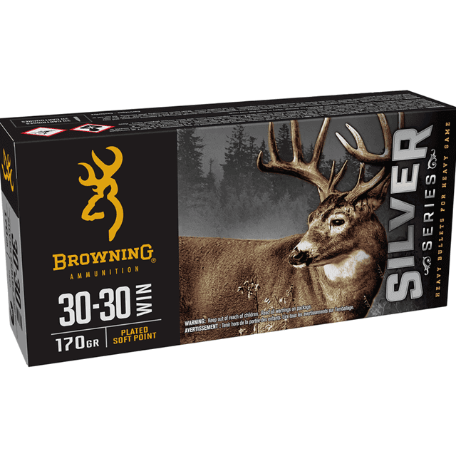 Browning Silver 30-30 Win, 170 grain - 20 Per Box - B192630301 Browning Silver 30-30 Win, 170 grain - 20 Per Box - B192630301
