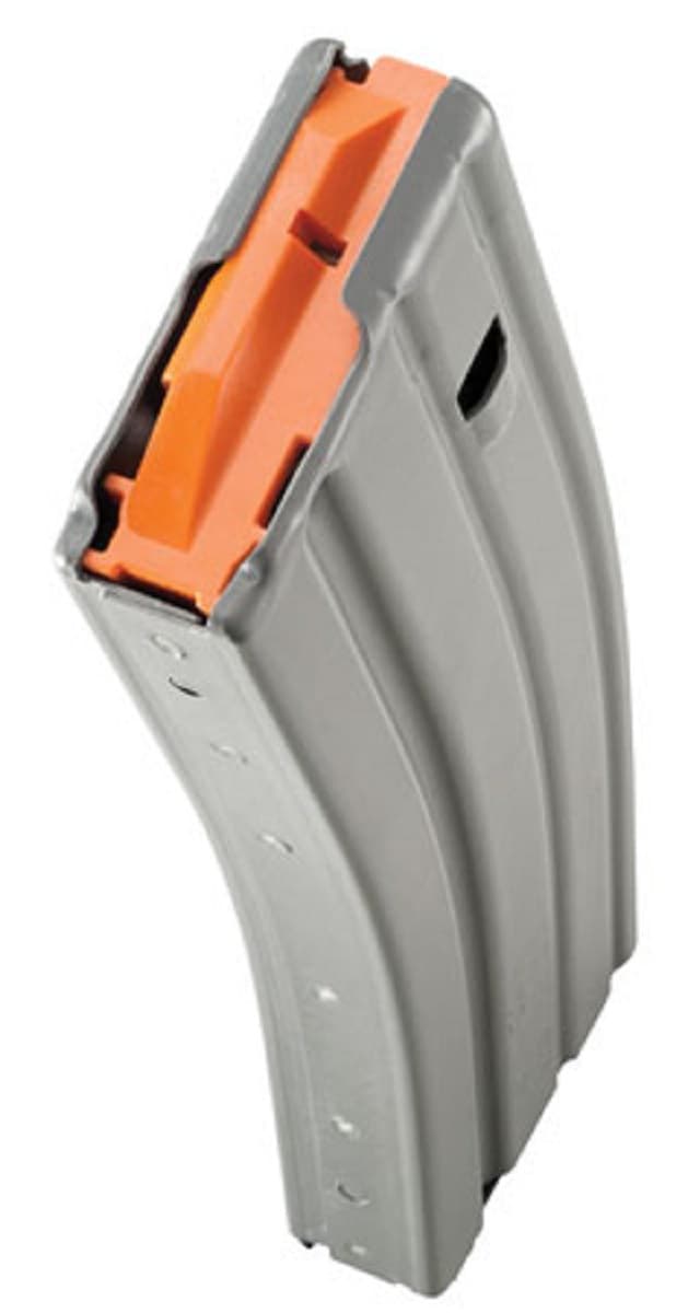 DuraMag Speed 30rd 5.56x45mm Caliber NATO for AR-15 Gray w/ Orange Follower Detachable Magazine - 3023002178CPD DuraMag Speed 30rd 5.56x45mm Caliber NATO for AR-15 Gray w/ Orange Follower Detachable Magazine - 3023002178CPD