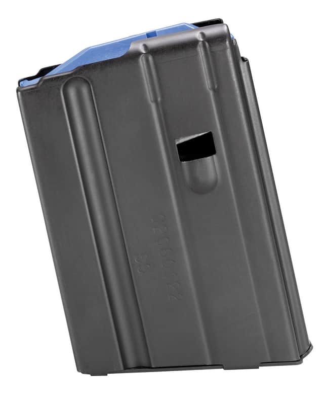 DuraMag SS 10rd 6.5 Grendel/6mm ARC Caliber for AR-15 Black w/ Blue Follower Detachable Magazine - 1065041176CPD DuraMag SS 10rd 6.5 Grendel/6mm ARC Caliber for AR-15 Black w/ Blue Follower Detachable Magazine - 1065041176CPD