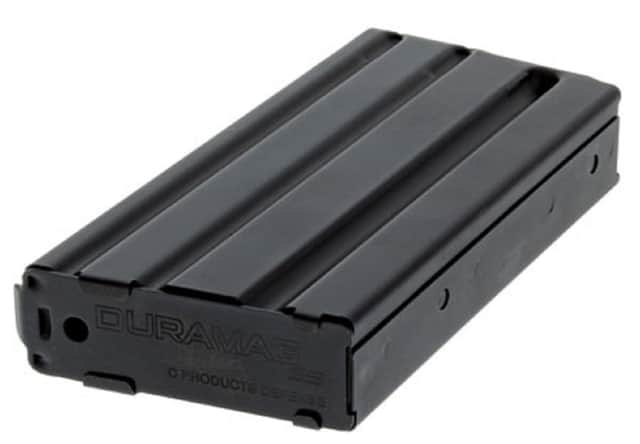 DuraMag SS 20rd 5.56x45mm Caliber NATO for AR-15 Black w/Orange Follower Magazine - 2023041178CPD DuraMag SS 20rd 5.56x45mm Caliber NATO for AR-15 Black w/Orange Follower Magazine - 2023041178CPD