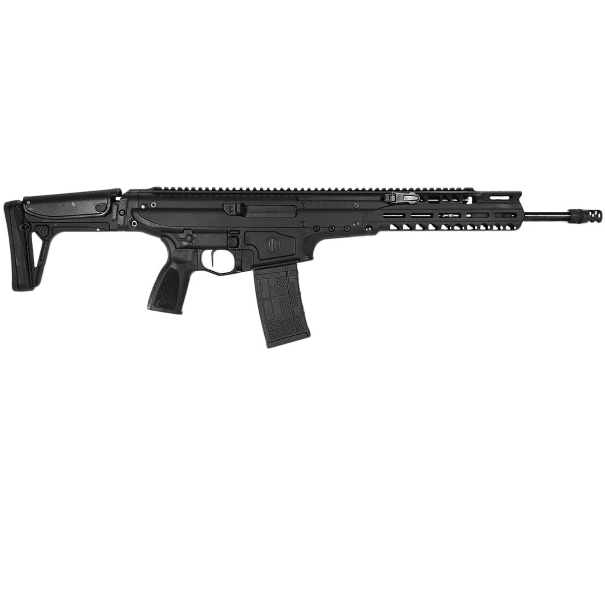 Primary Weapons UXR Elite 8.6 Blackout Rifle with 14.50" Black Chrome Lined Barrel and Black Synthetic Folding Stock - U2E14RG111F Primary Weapons UXR Elite 8.6 Blackout Rifle with 14.50" Black Chrome Lined Barrel and Black Synthetic Folding Stock - U2E14RG111F