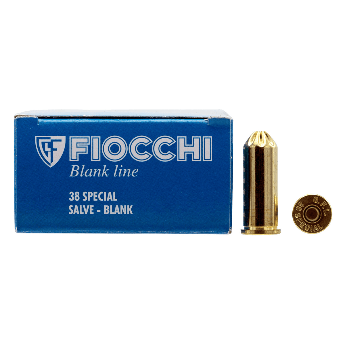 Fiocchi 38BLANK Pistol Blank 38 Special 50 Per Box Fiocchi 38BLANK Pistol Blank 38 Special 50 Per Box