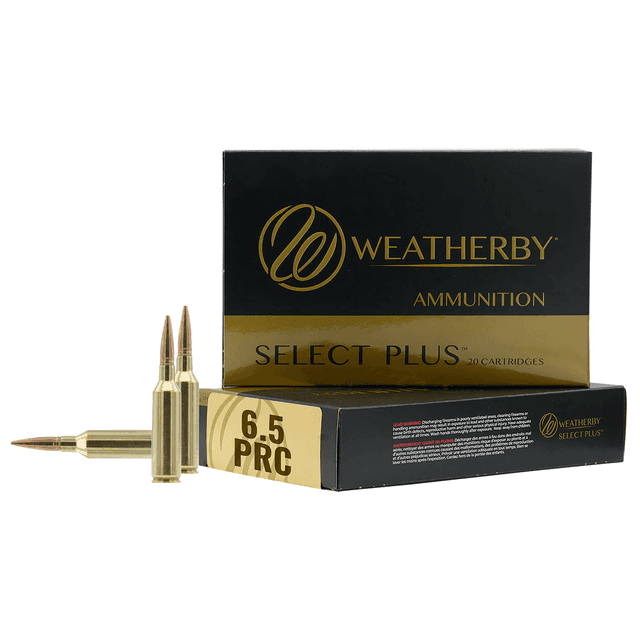Weatherby F65PRC130SCO Select Plus 6.5 PRC 130 gr Swift Scirocco 20 Per Box Weatherby F65PRC130SCO Select Plus 6.5 PRC 130 gr Swift Scirocco 20 Per Box