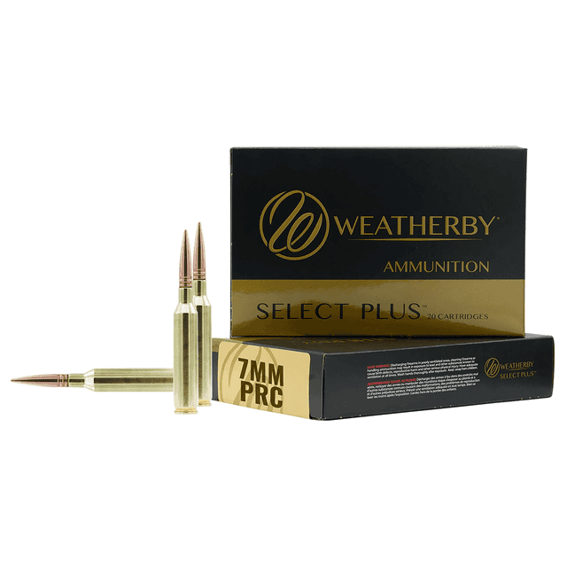 Weatherby F7PRC150SCO Select Plus 7mm PRC 150 gr Swift Scirocco 20 Per Box Weatherby F7PRC150SCO Select Plus 7mm PRC 150 gr Swift Scirocco 20 Per Box