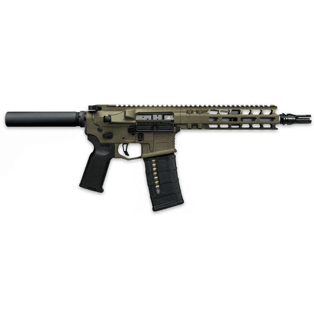 Radian Weapons Model 1 Pistol 300 Blackout with 9" OD Green Billet Receiver (No Brace) - R0505 Radian Weapons Model 1 Pistol 300 Blackout with 9" OD Green Billet Receiver (No Brace) - R0505