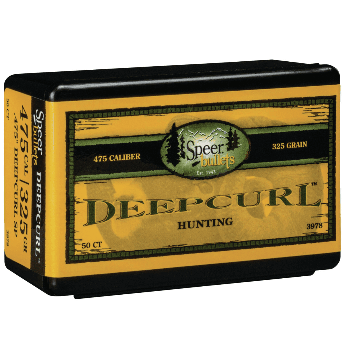Speer DeepCurl 475 Cal, .475, 325 grain - 50 Per Box - 3978 Speer DeepCurl 475 Cal, .475, 325 grain - 50 Per Box - 3978