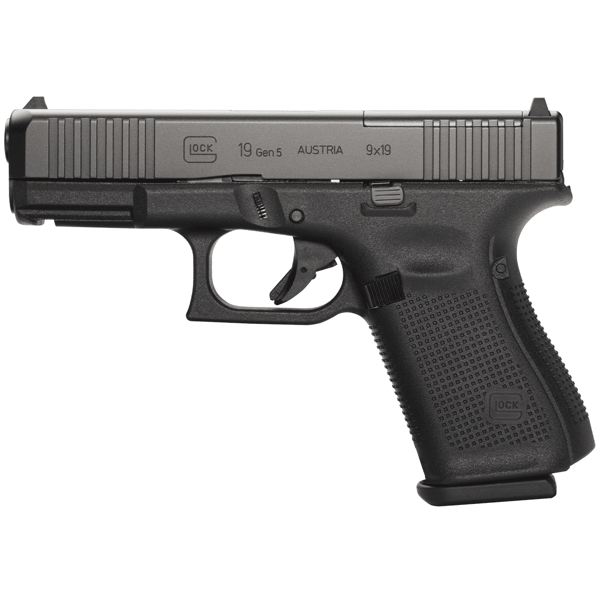 Glock PA195S201MOS G19 Gen5 MOS Compact 9mm Luger 10+1 Handgun Glock PA195S201MOS G19 Gen5 MOS Compact 9mm Luger 10+1 Handgun