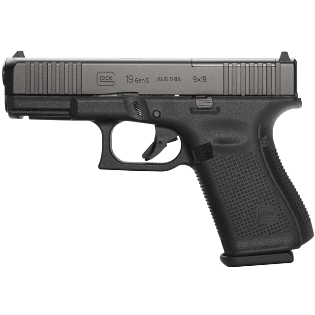 Glock PA195S201MOS G19 Gen5 MOS Compact 9mm Luger 10+1 Handgun Glock PA195S201MOS G19 Gen5 MOS Compact 9mm Luger 10+1 Handgun