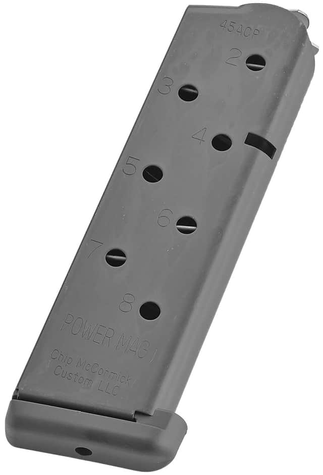 CMC Products Power Mag 8rd 45 ACP Caliber Fits 1911 Government Black Stainless Steel Magazine - 16131C CMC Products Power Mag 8rd 45 ACP Caliber Fits 1911 Government Black Stainless Steel Magazine - 16131C