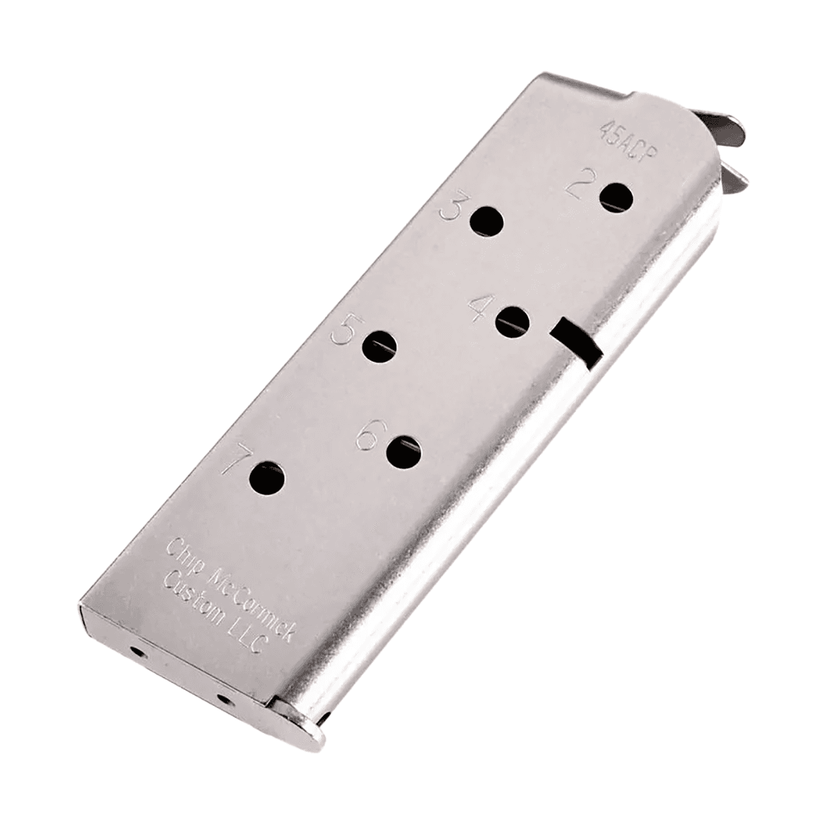 CMC Products Match Grade 7rd 45 ACP Fits 1911 Officer Stainless Steel CMC Products Match Grade 7rd 45 ACP Fits 1911 Officer Stainless Steel