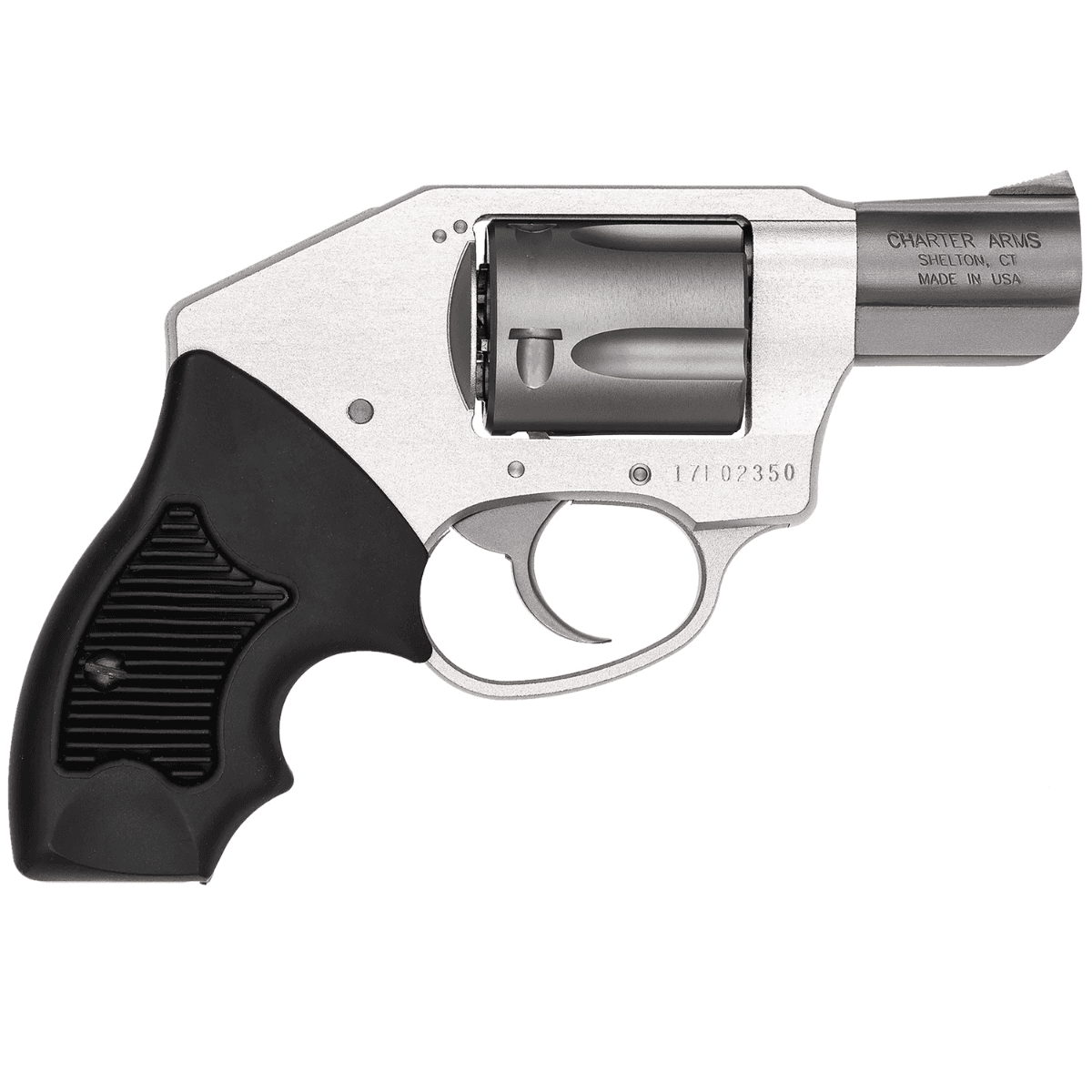 Charter Arms Off Duty Small 38 Special with 2" Stainless Steel Barrel & Cylinder and Anodized Aluminum Frame - 53811 Charter Arms Off Duty Small 38 Special with 2" Stainless Steel Barrel & Cylinder and Anodized Aluminum Frame - 53811