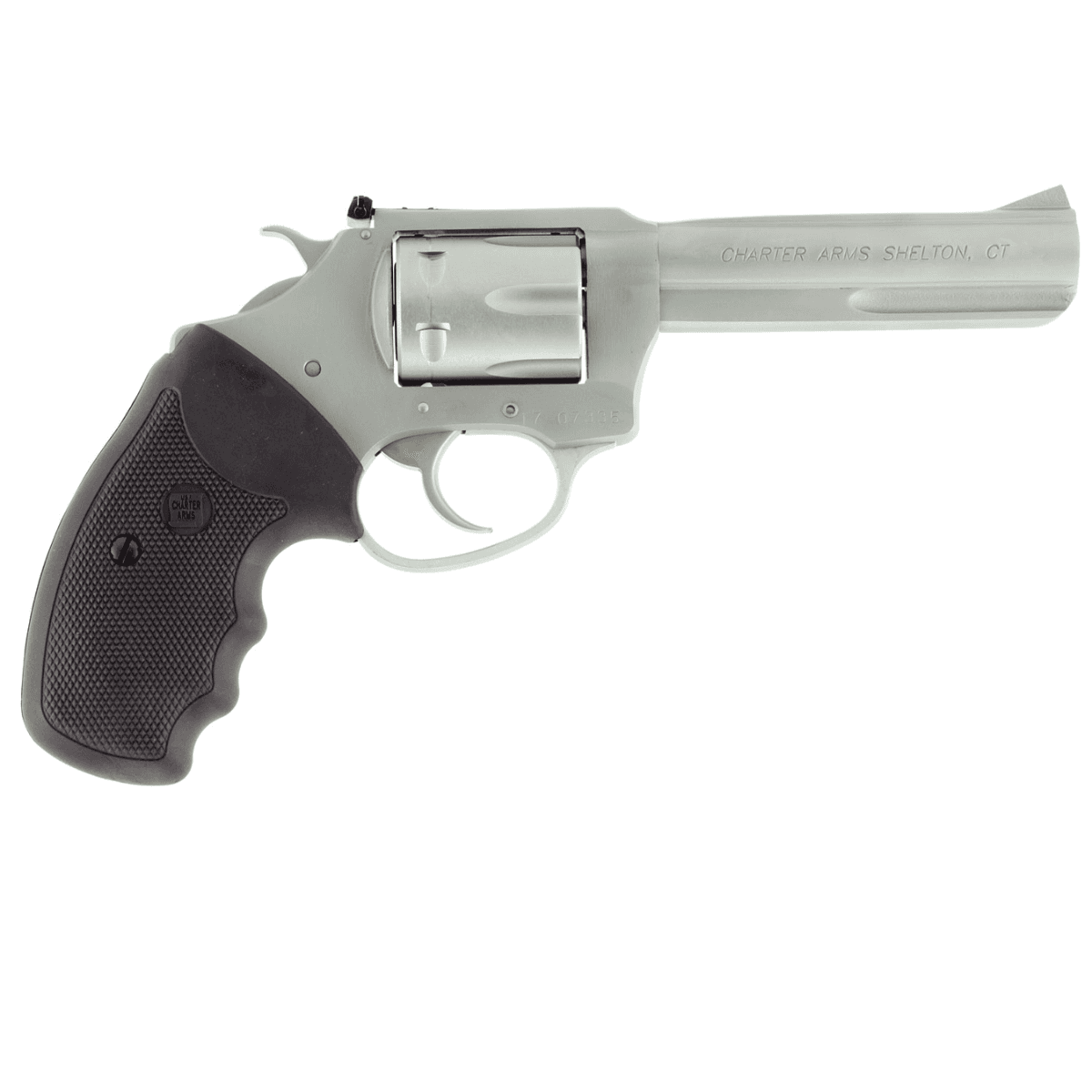Charter Arms Pathfinder Target Small 22 LR with 4.20" Matte Stainless Steel Barrel & Cylinder and Anodized Aluminum Frame - 72242 Charter Arms Pathfinder Target Small 22 LR with 4.20" Matte Stainless Steel Barrel & Cylinder and Anodized Aluminum Frame - 72242
