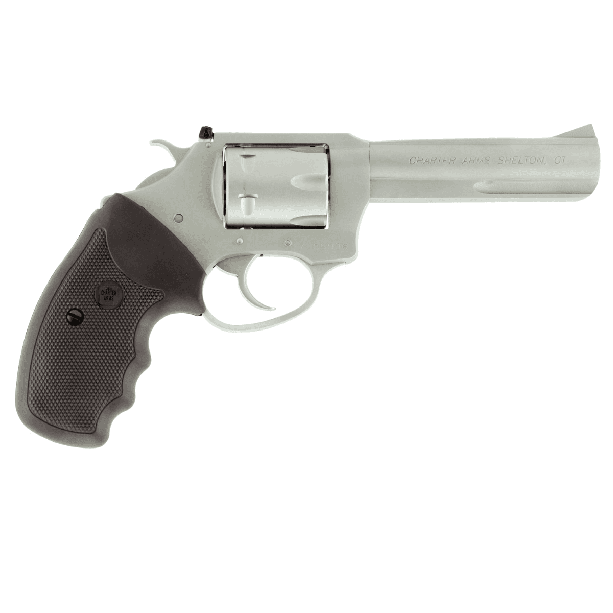 Charter Arms Pathfinder Target Small 22 WMR with 4.20" Matte Stainless Steel Barrel & Cylinder and Anodized Aluminum Frame - 72342 Charter Arms Pathfinder Target Small 22 WMR with 4.20" Matte Stainless Steel Barrel & Cylinder and Anodized Aluminum Frame - 72342