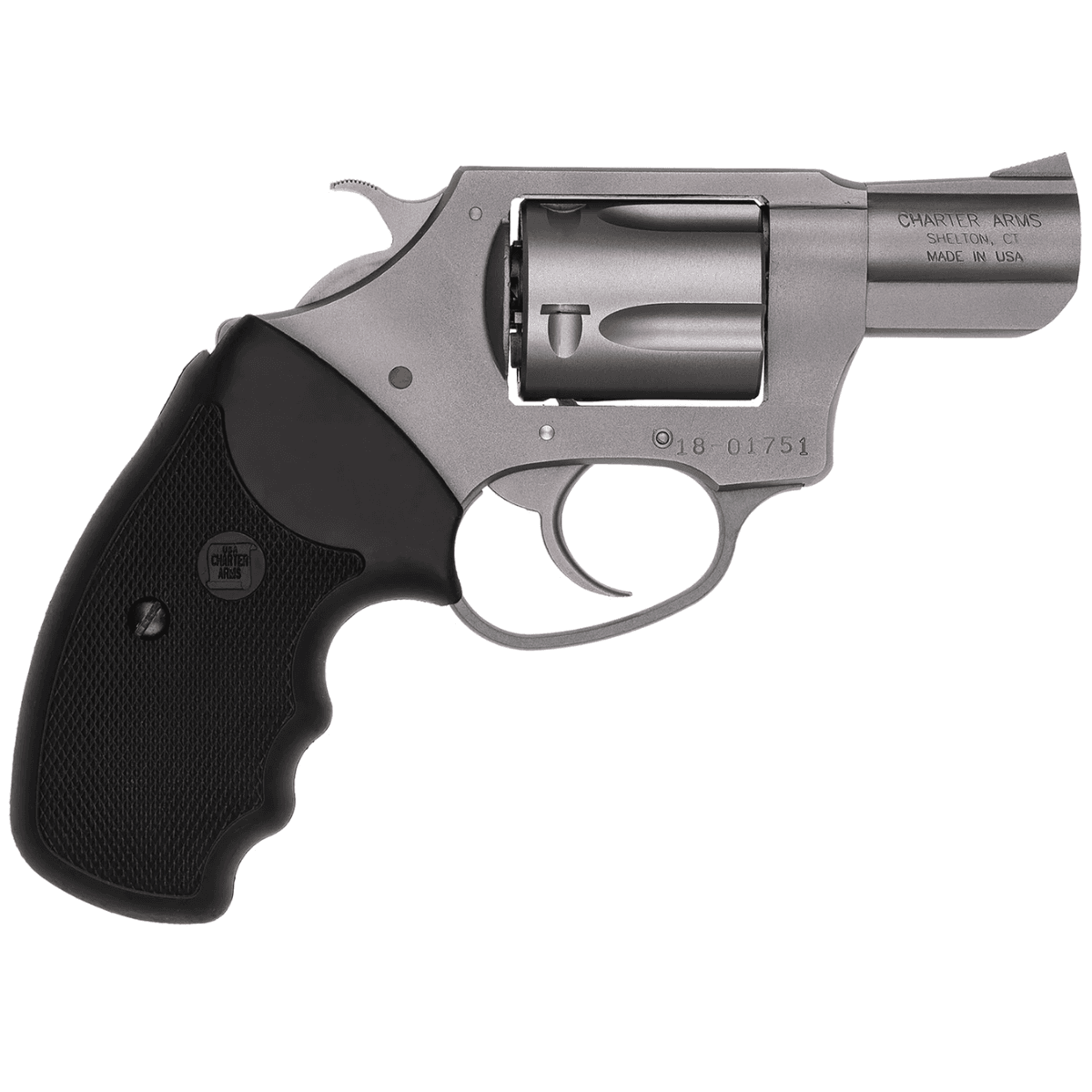 Charter Arms Undercover Small .38 Special Revolver with 2" Matte Stainless Steel Barrel - 73820 Charter Arms Undercover Small .38 Special Revolver with 2" Matte Stainless Steel Barrel - 73820