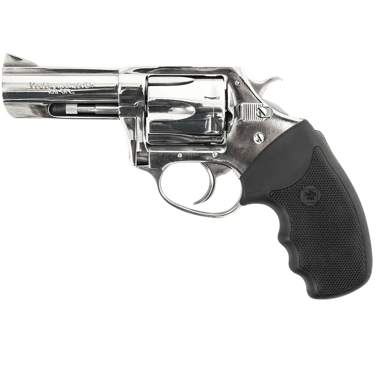 Charter Arms Undercover Police .38 Special Revolver with 3" High Polished Stainless Steel Barrel - 73839 Charter Arms Undercover Police .38 Special Revolver with 3" High Polished Stainless Steel Barrel - 73839