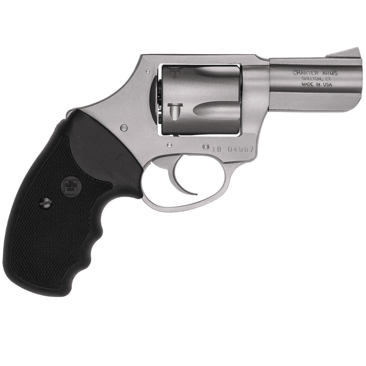 Charter Arms Bulldog Large .44 Special Revolver with 2.50" Matte Stainless Steel Barrel - 74421 Charter Arms Bulldog Large .44 Special Revolver with 2.50" Matte Stainless Steel Barrel - 74421
