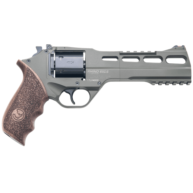 Chiappa Firearms Rhino 60SAR Large Frame .357 Magnum Revolver with 6" Green Cerakote Steel Vent Rib Barrel - CF340.282 Chiappa Firearms Rhino 60SAR Large Frame .357 Magnum Revolver with 6" Green Cerakote Steel Vent Rib Barrel - CF340.282