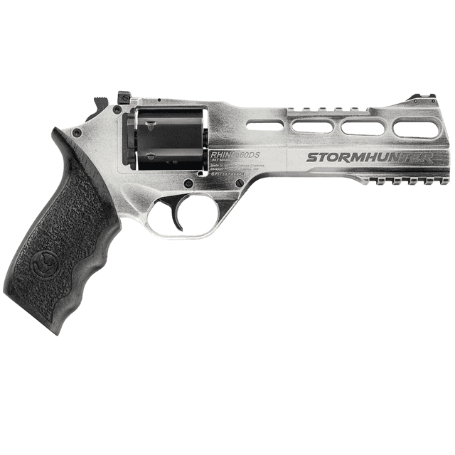 Chiappa Firearms Rhino 60DS Limited Edition .357 Magnum Revolver with 6" Stormhunter (White) Steel Vent Rib Barrel - 340334 Chiappa Firearms Rhino 60DS Limited Edition .357 Magnum Revolver with 6" Stormhunter (White) Steel Vent Rib Barrel - 340334