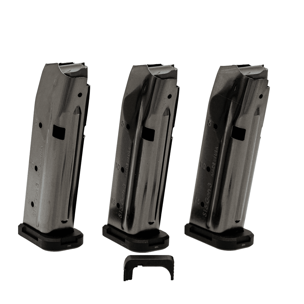 Shield Arms S15 Magazine Gen 3 Combo 3 Pack 15rd For Glock 43X/48 w/ 1 Mag Release - S15COMBOG33M1C Shield Arms S15 Magazine Gen 3 Combo 3 Pack 15rd For Glock 43X/48 w/ 1 Mag Release - S15COMBOG33M1C