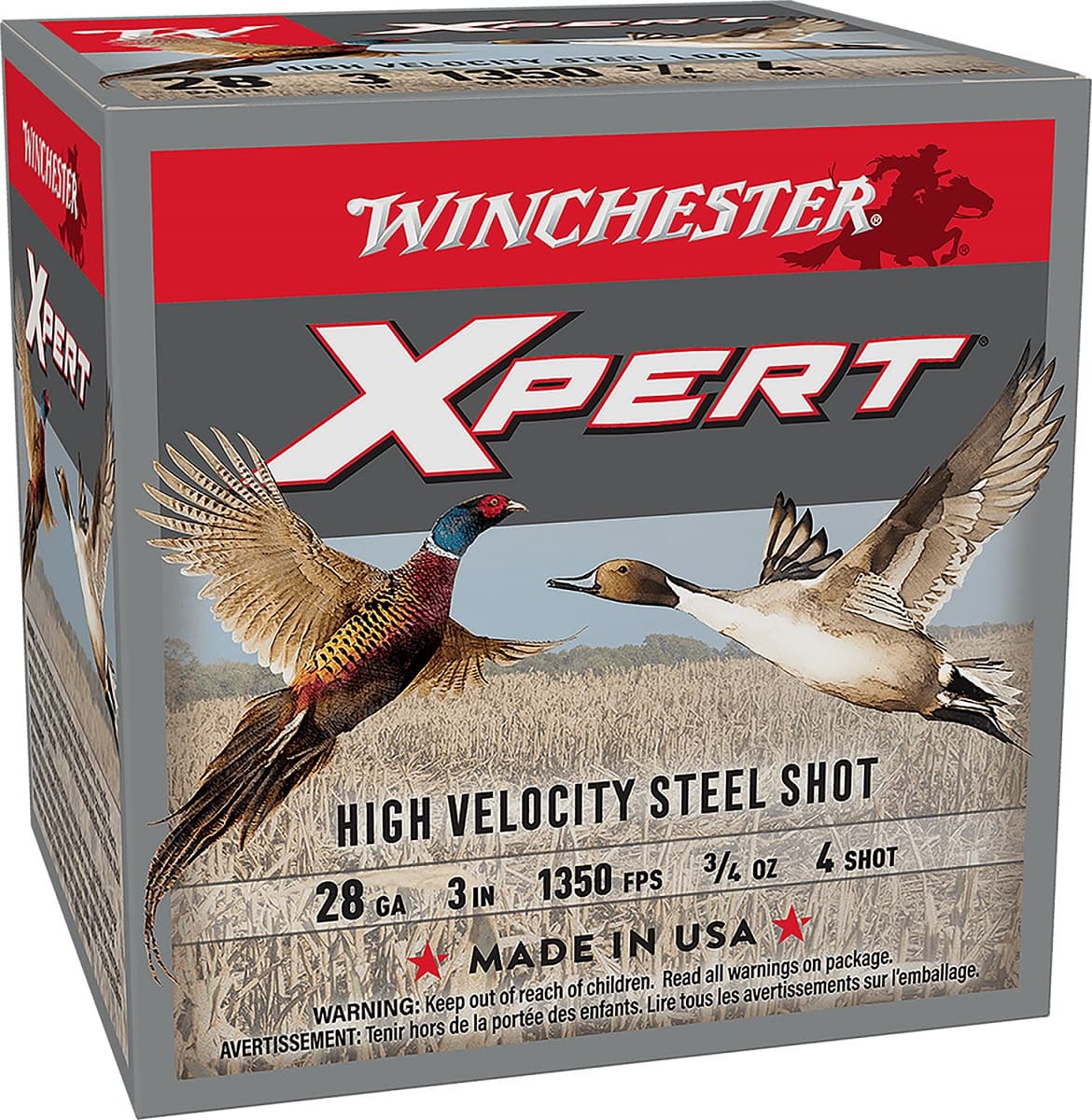 Winchester Ammo Xpert High Velocity 28 Gauge 3" 3/4 oz 4 Shot - WEXP2834 Winchester Ammo Xpert High Velocity 28 Gauge 3" 3/4 oz 4 Shot - WEXP2834