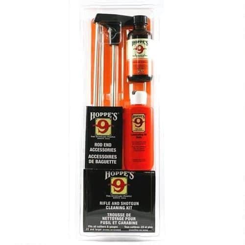 Hoppe's No. 9 Cleaning Kit with Aluminum Rod, Universal Rifle/Shotgun, Clamshell Hoppe's No. 9 Cleaning Kit with Aluminum Rod, Universal Rifle/Shotgun, Clamshell