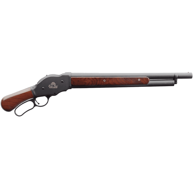 Chiappa Firearms 1887 Rose Box Bootleg 12 Gauge Shotgun with 18.50" Black Barrel/Engraved Receiver, Oiled Walnut Furniture with Pistol Grip, Bead Sight - 930377 Chiappa Firearms 1887 Rose Box Bootleg 12 Gauge Shotgun with 18.50" Black Barrel/Engraved Receiver, Oiled Walnut Furniture with Pistol Grip, Bead Sight - 930377