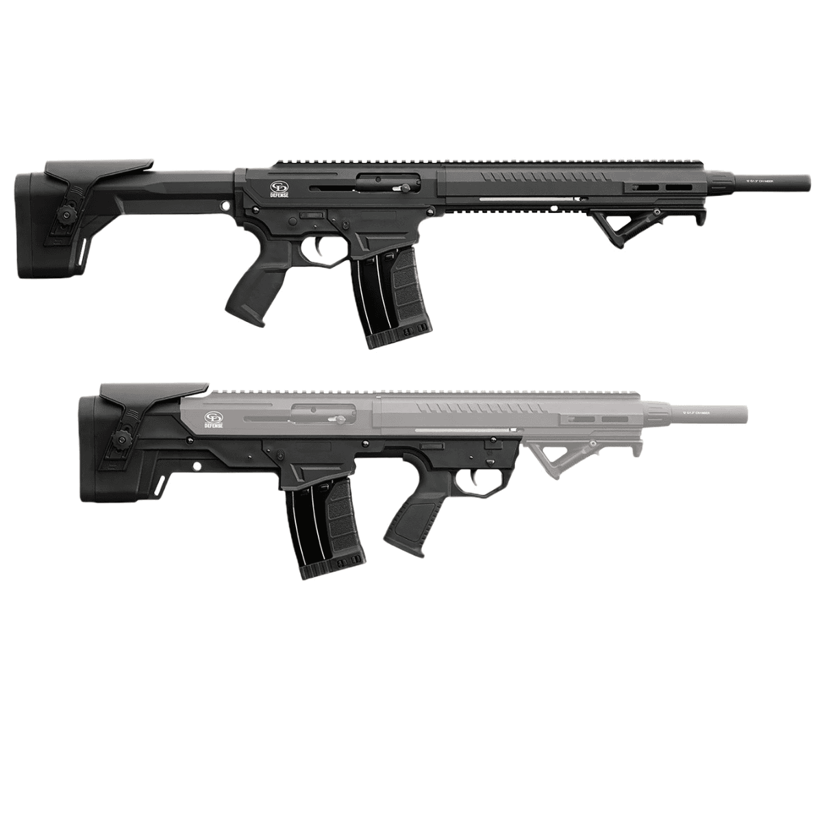 Chiappa Firearms Hydra 902 Combo 12 Gauge Semi-Auto Shotgun with 18.70" Black Steel Barrel, Aluminum Receiver, Adjustable Comb Black Synthetic Stock, Black Polymer Grip - 930.364 Chiappa Firearms Hydra 902 Combo 12 Gauge Semi-Auto Shotgun with 18.70" Black Steel Barrel, Aluminum Receiver, Adjustable Comb Black Synthetic Stock, Black Polymer Grip - 930.364