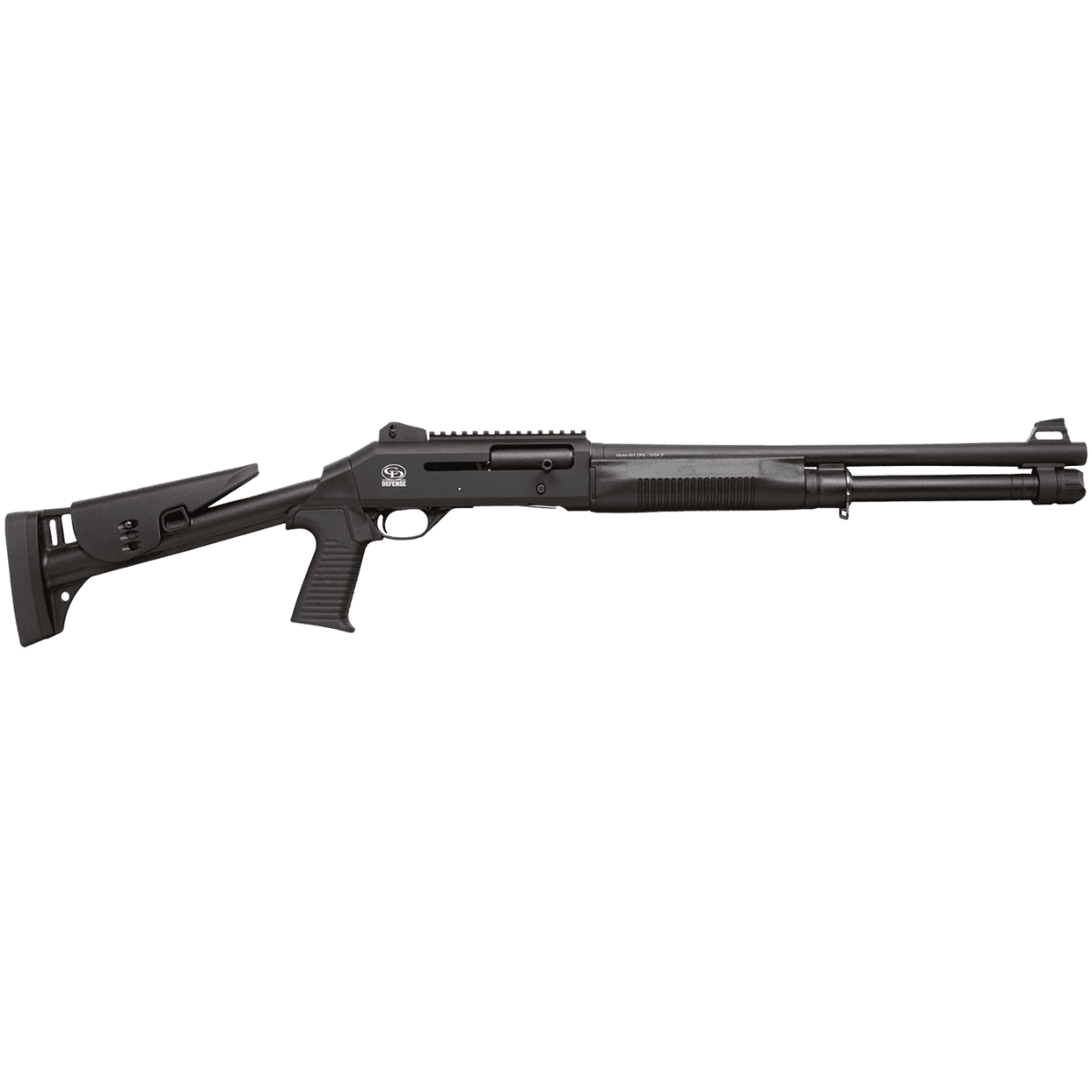 Chiappa Firearms 601 DPS Full Size Frame 12 Gauge Semi-Auto Shotgun with 18.50" Black Steel Barrel, Black Picatinny Rail Aluminum Receiver, Black Fixed Synthetic Stock, Black Rubber Grip - 930.386 Chiappa Firearms 601 DPS Full Size Frame 12 Gauge Semi-Auto Shotgun with 18.50" Black Steel Barrel, Black Picatinny Rail Aluminum Receiver, Black Fixed Synthetic Stock, Black Rubber Grip - 930.386