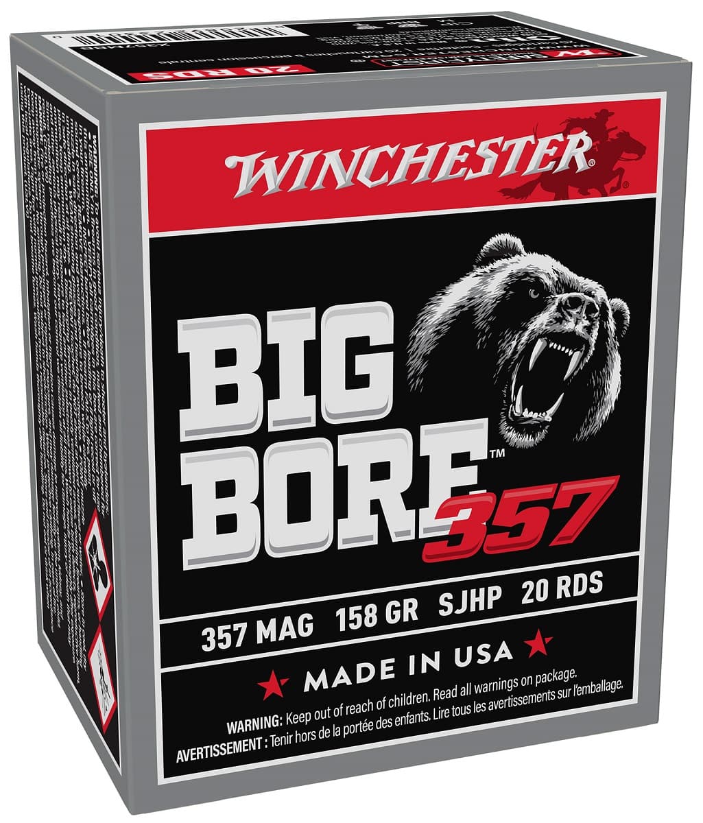Winchester Ammo Big Bore 357 Mag 158 gr Semi Jacketed Hollow Point - X357MBB Winchester Ammo Big Bore 357 Mag 158 gr Semi Jacketed Hollow Point - X357MBB