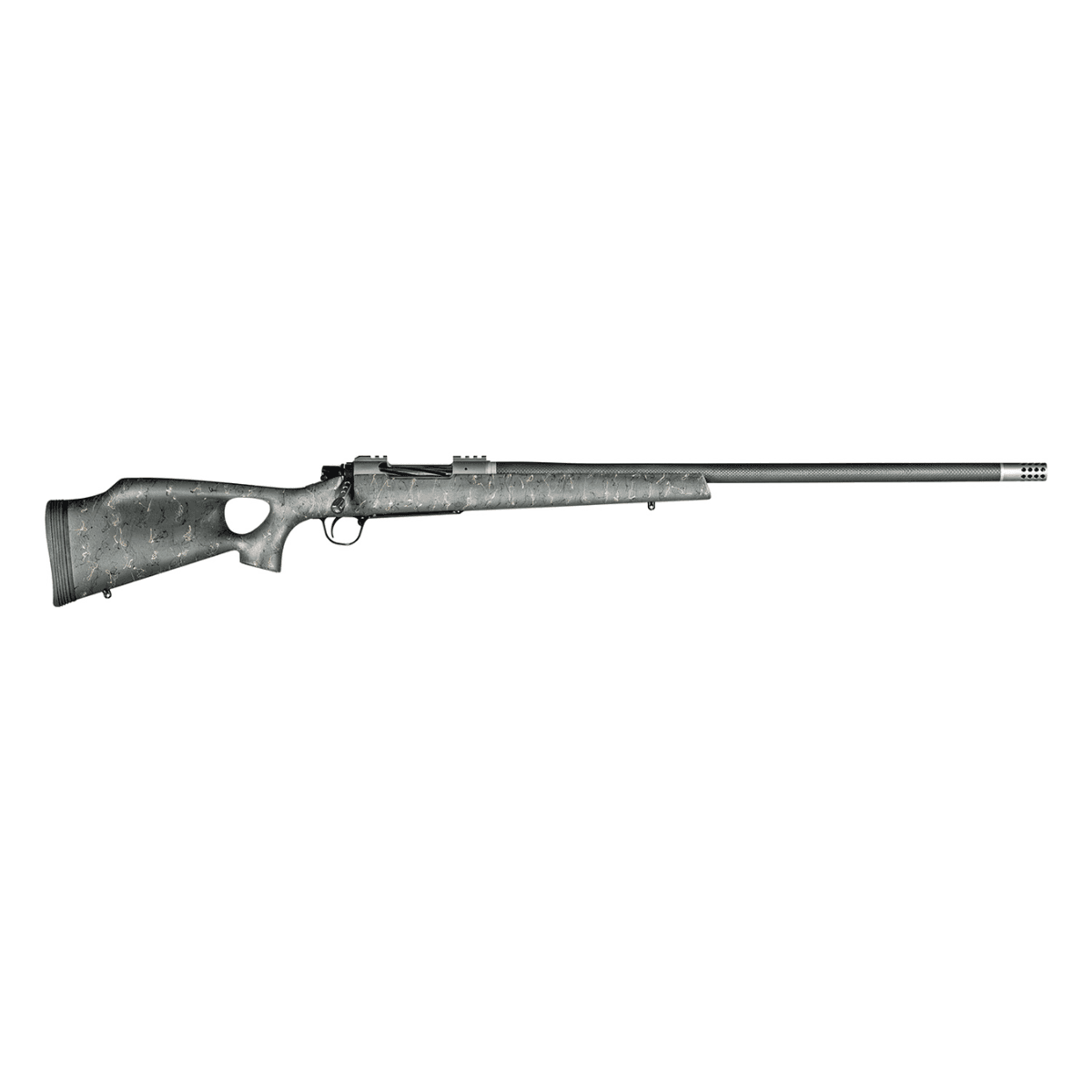 Christensen Arms Summit TI Full Size 7mm Rem Mag Rifle with 26" Natural Titanium Steel Threaded Barrel, Natural Titanium Aluminum Receiver, Green with Black/Tan Accents Fixed Thumbhole Stock - CA10269315323 Christensen Arms Summit TI Full Size 7mm Rem Mag Rifle with 26" Natural Titanium Steel Threaded Barrel, Natural Titanium Aluminum Receiver, Green with Black/Tan Accents Fixed Thumbhole Stock - CA10269315323