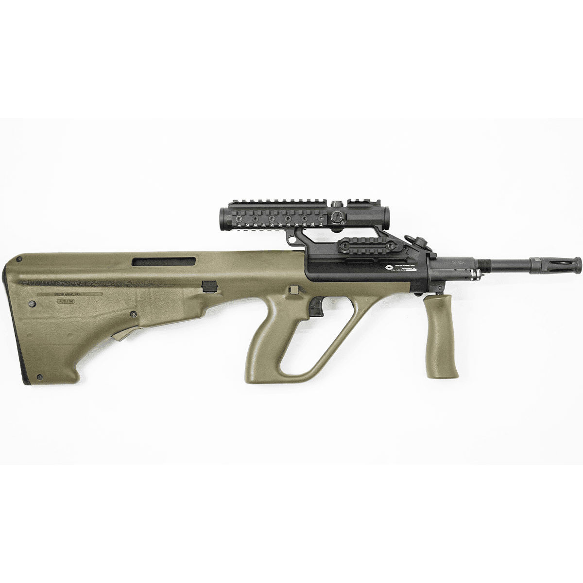 Steyr Arms AUGM2GRNEXT AUG A3 M2 5.56x45mm NATO 16" OD Green Bullpup Rifle Steyr Arms AUGM2GRNEXT AUG A3 M2 5.56x45mm NATO 16" OD Green Bullpup Rifle
