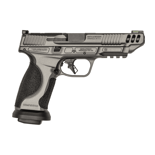 Smith & Wesson 13198 M&P Performance Center M2.0 Competitor 9mm Luger Tungsten Gray Cerakote Optic Ready Pistol 10+1 Smith & Wesson 13198 M&P Performance Center M2.0 Competitor 9mm Luger Tungsten Gray Cerakote Optic Ready Pistol 10+1