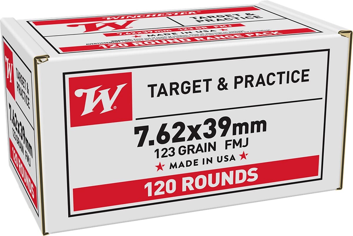 Winchester Ammo 7.62x39mm 123 gr Full Metal Jacket - W76239120 Winchester Ammo 7.62x39mm 123 gr Full Metal Jacket - W76239120