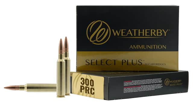 Weatherby Select Plus 300 PRC 205 gr Jacket Hollow Point - R300P205EH Weatherby Select Plus 300 PRC 205 gr Jacket Hollow Point - R300P205EH