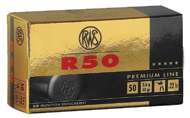 RWS/Umarex R50 Premium Line 22 LR 40 gr Lead Round Nose - 2134187 RWS/Umarex R50 Premium Line 22 LR 40 gr Lead Round Nose - 2134187