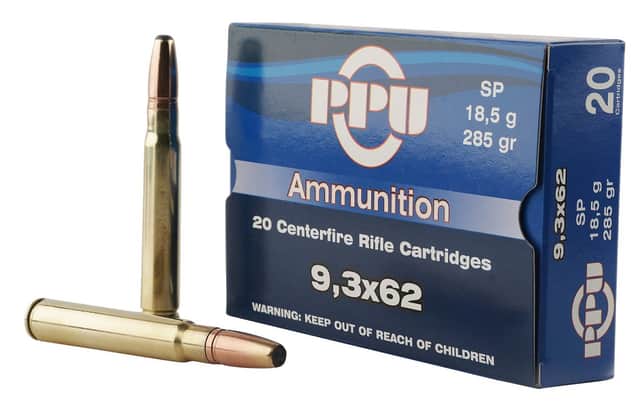 PPU Metric Rifle 9.3mmx62 Mauser 285 gr Soft Point - PP9362 PPU Metric Rifle 9.3mmx62 Mauser 285 gr Soft Point - PP9362